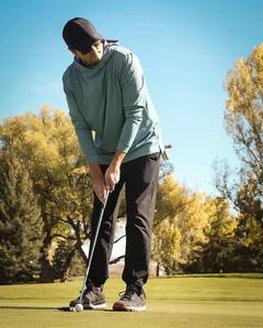 Nuevo Oem Plain Custom Sudaderas con capucha Costura Sublimación Impreso Mens Ligero Pullover Golf Hoodie - Product Image 2