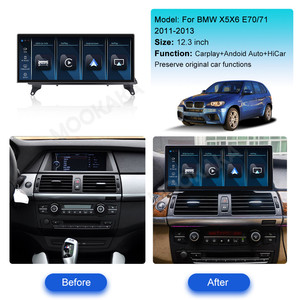 راديو السيارة Ultra Linux بوصة لسيارة BMW X5X6 E70 E71-CarPlay Android GPS Navigation - Product Image 3