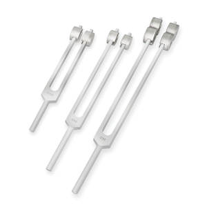 Juego de Diapasones Manuales de Estilo Único y la Mejor Calidad, 5 Piezas, Instrumentos de Diagnóstico Médico con Certificación CE y Estuche de Transporte - Product Image 1