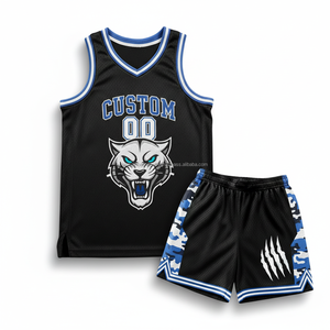 ชุดบาสเก็ตบอลสำหรับผู้ชาย แบบกำหนดโลโก้เองได้ พร้อมหมายเลข สำหรับนักเรียน ยืดหยุ่นสูง ระบายอากาศได้ดี ทนทาน ไร้รอยต่อ สะท้อนแสง - Product Image 2