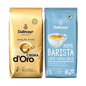 Meilleure vente 1kg Pack Dallmayr Home Barista Caffe Crema Dolce Café en grains Torréfaction aromatique Premium Espresso Crema Blend - Product Image 2