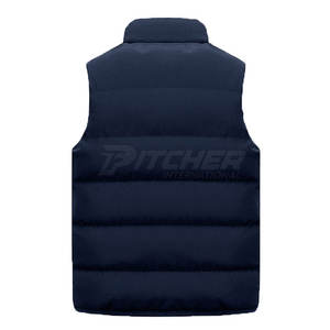 Chaleco Acolchado de Invierno para Hombre, con Cierre, Cuello Alto, Ligero, Sin Mangas, Abrigo Informal para Mantener el Calor, Servicio OEM - Product Image 2