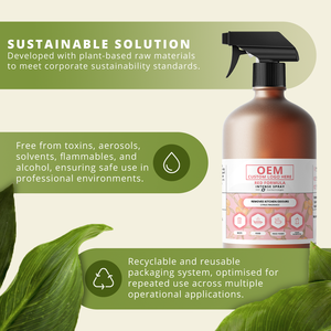 Neutralizzatore di Odori Spray Intenso Formula Rossa: Cucina, Rifiuti, Cibi Fritti e Odori Organici - Bottiglia da 1L - OEM / Etichetta Privata - Product Image 5