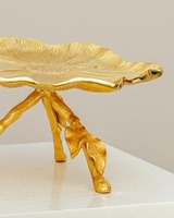 Gouden Metallic Cakestand Metalen Caketribune Staat Stevig Op Bruiloften En Bijeenkomsten Met Een Symbolische Zoetheid Van Gedeelde Vreugde