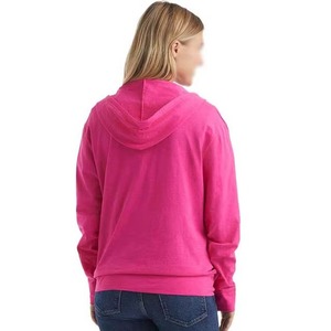 Sudaderas con Capucha Rosa Oscuro para Mujer, Tela de Primera Calidad, Felpa de Algodón, 450 GSM, Servicio OEM, Diseño ODM, Sudadera con Capucha para la Temporada de Invierno - Product Image 5