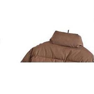 Chaqueta Corta Informal Negra de Moda con Logotipo Personalizado, Chaqueta Acolchada de Cuero Sintético Brillante para Mujer, Prenda Exterior Elegante y Cálida para Mujer - Product Image 6