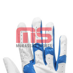 Guantes de Golf Profesionales para Todo Clima con Palma de Cuero Genuino y Parte Superior de Malla Transpirable para Lluvia y Uso Profesional - Product Image 2