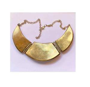 Elegante Collar de Latón, Cadena Tipo Gargantilla, Diseño Atractivo, Estilo Vintage, Collar de Latón Pulido Brillante, Superventas - Product Image 4