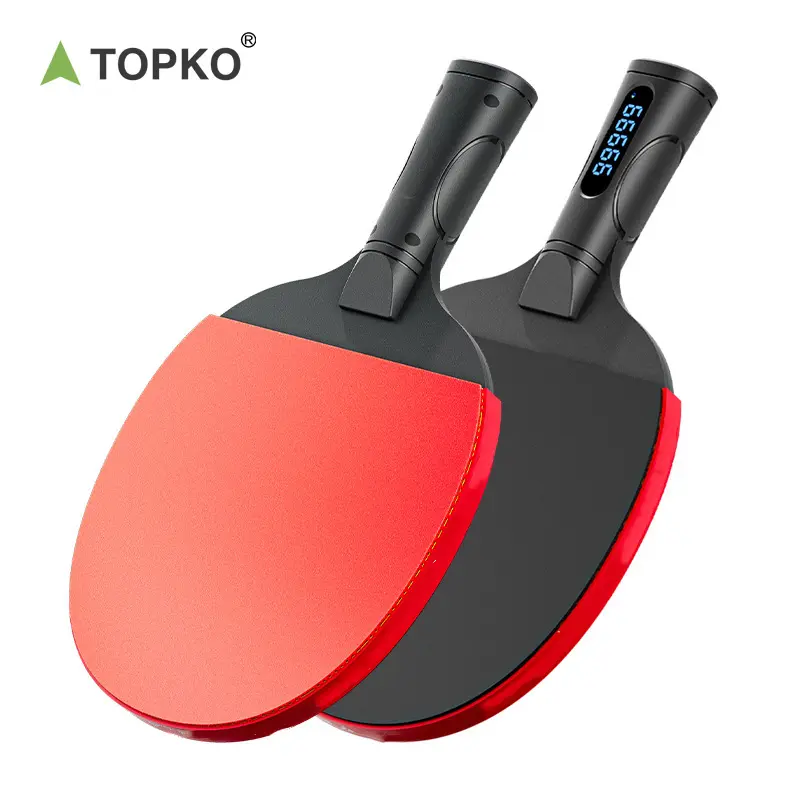 TOPKO Portable Smart Table Tennis Racket for Outdoor Sports Polymer Battery 450mAh High Quality Training Table tennis racket