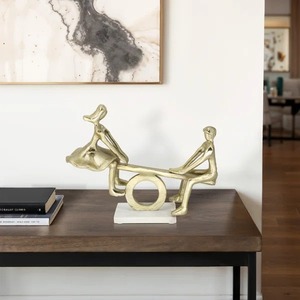 Sculpture de table à crème glacée en métal noir artistique de qualité supérieure pièce maîtresse fabriquée à la main accent décoratif élégant - Product Image 5