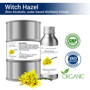 Extracto de Hamamelis Orgánico 0% Alcohol Destilado en Agua, Forma Líquida SOLUBLE EN AGUA - Product Image 1
