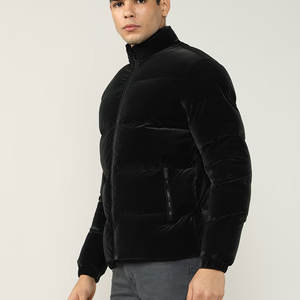 Vestes matelassées bleues de haute qualité légères pour hommes, impression de logo personnalisée professionnelle, vente en gros, meilleur design - Product Image 3