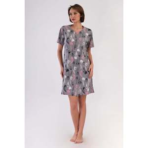 Túnica de manga corta con lazo de ganchillo para mujer con tops de punto abotonados - Product Image 4