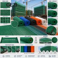 Red de Seguridad para Construcción, Red de HDPE para Protección Contra Desprendimientos, Red de Cerramiento para Andamios, Protección Contra Caídas para Obras de Construcción en Altura