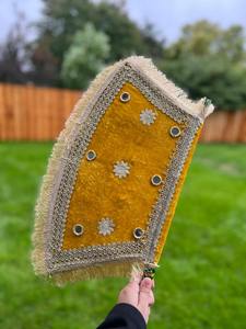 พัดกำมะหยี่แฟนซี, พัดเจ้าสาวแบบปัญจาบ, พัดตกแต่ง, ชุดจาโก, ของชำร่วยงานแต่งงานมุสลิม, ของตกแต่งงานปาร์ตี้, ของตกแต่งงานเทศกาล - Product Image 3