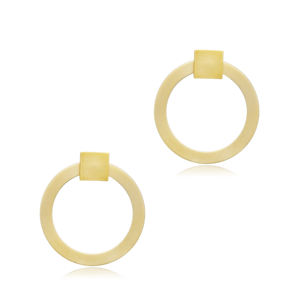 เรขาคณิตทรงกลมธรรมดาเงินสตั๊ดต่างหูตุรกีขายส่ง 925 เงินสเตอร์ลิงเครื่องประดับ - Product Image 3