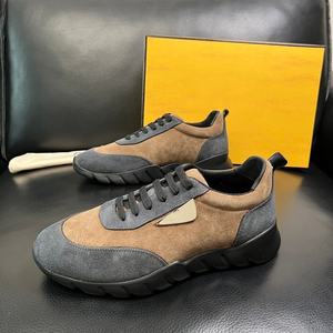 Chaussures de course pour hommes, style printemps-automne, best-seller, cuir et daim de haute qualité, chaussures décontractées d'extérieur personnalisées - Product Image 2