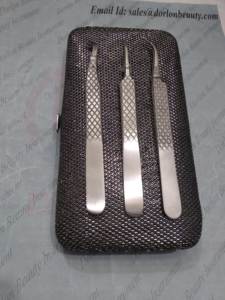 Professional <b>Eyelash</b> <b>Tweezers</b> Private Label Lash Extension <b>Tweezers</b> Stainless Steel Curved & Volume Isolation Extension <b>Tweezers</b> - Product Image 2