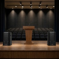 Haut-parleur pleine gamme 2 voies FFR AUDIO NE12 pour salle de conférence et auditorium