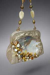 กระเป๋ามีฝาปิดประดับลูกปัดกระเป๋าสำหรับงานแต่งงานกระเป๋าคลัทช์ประดับด้วยหินทำมือสำหรับผู้หญิงอินเดียขายส่ง - Product Image 4