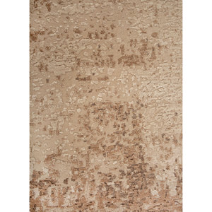 พรมขนสัตว์ถักมือสีเบจและสีน้ำตาลลายเรขาคณิตรูปทรงสี่เหลี่ยมผืนผ้าสำหรับห้องนั่งเล่นและรถยนต์ รุ่น Aiwl-3087 - Product Image 3