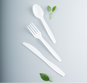 Ensemble de couverts en plastique économique, meilleure vente, couteau en plastique PS fourchette cuillère à thé vaisselle en plastique jetable - Product Image 1