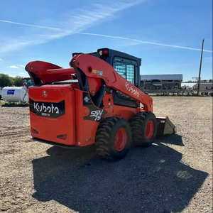 Chargeuse compacte Kubota SSV75 Skid Steer Loader 2 tonnes Capacité nominale 4WD Construction Machinerie agricole - Product Image 2