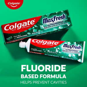 Colgate Max Fresh Clean Mint <b>Toothpaste</b>, 3 Pack, 6.3 Oz - Product Image 3