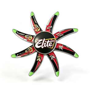 Spinner de Metal Personalizado de Aleación de Zinc con Logotipo Esmaltado, OEM ODM, Alivio del Estrés, Spinner de Mano, Regalo Promocional, Souvenir - Product Image 1