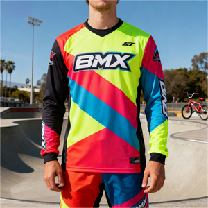 Maillot de course BMX personnalisé pour les coureurs professionnels, vêtements sublimés - Product Image 3
