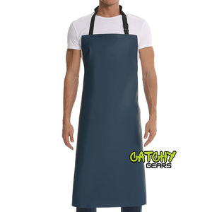 Brun Usine Fourniture Directe En Cuir Pu Étanche Tablier Couverture De Bouteille Multi-fonctionnel Pique-Nique Bbq Cuisson Résistant À L'huile Tablier De Travail - Product Image 4