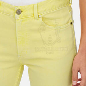 Service OEM disponible, pantalon en jean à taille droite et taille ajustable pour femmes, pantalon en jean pour femmes à taille haute - Product Image 5