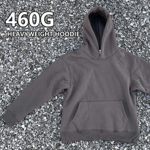 Sudadera holgada con capucha de talla grande de alta calidad para hombre, envío rápido, diseños de logotipo personalizables, Top gris oscuro de gama alta - Product Image 1