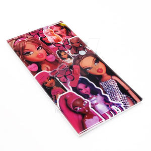 Nouveau design d'extensions de cils de poupées Bratz Plateaux en verre avec logo personnalisé Plateaux pour carreaux de cils pour filles Palette de support d'extension de cils - Product Image 3