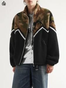 Veste Sherpa moderne design personnalisé vente en gros veste polaire zippée veste d'hiver personnalisé Sherpa polaire vente en gros - Product Image 2