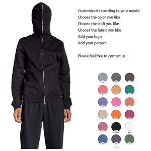 Sweat à capuche personnalisé en molleton épais pour l'hiver, style Y2K, logo 3D, pour homme, coupe ample, respirant, séchage rapide, polyester/coton - Product Image 4