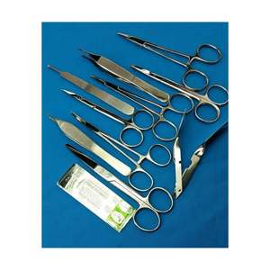 10 PCS KIT DE INSTRUMENTOS QUIRÚRGICOS PARA ESTUDIANTES MÉDICOS DE LACERACIÓN DE SUTURA + 5 CUCHILLAS DE ANAAIF ENTERPRISES - Product Image 1