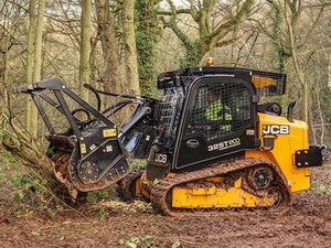 รถตักล้อยาง JCB พร้อมเครื่องบดไม้ FAE สำหรับงานป่าไม้ ขายส่งอุปกรณ์ขนาดกะทัดรัดสำหรับการเคลียร์พื้นที่ป่าไม้ การทำฟาร์ม และงานเกษตร - Product Image 4