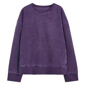 เสื้อสเวตเชิ้ตผู้ชายสั่งทำพิเศษ แขนยาว ผ้าฝ้าย 100% บุขนด้านใน เป็นมิตรกับสิ่งแวดล้อม แห้งเร็ว ระบายอากาศได้ดี สีพื้น ราคาประหยัด สำหรับฤดูหนาว - Product Image 1