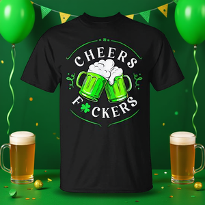 Camiseta Cheers Fuckers para beber cerveza en el Día de San Patricio - Product Image 3
