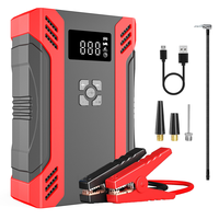 Nouveau modèle 2026 Démarreur de batterie 4 en 1 pour voiture et camion, Compresseur d'air 2000A 150PSI 60W, Batterie externe portable, Gonfleur de pneus, Booster de batterie d'urgence