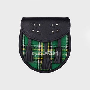 Sporran - Estuche de Cuero de Alta Calidad para Kilt, Nuevo Diseño, Bolsa de Cuero de Alta Calidad para Tambor Bodhrán, Estuche Suave de Cuero - Product Image 1