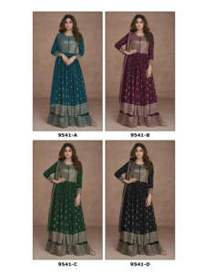 Elegante Conjunto de Traje Palazzo para Mujer, Listo para Usar, Diseño de Tres Piezas para Ocasiones Festivas y Fiestas - Product Image 3