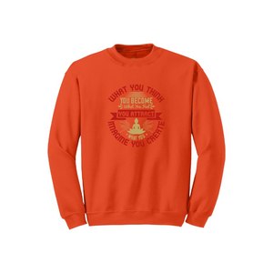 Sweat-shirt en coton mélangé Bouddha Thèmes Imprimer 12 options de couleur Style décontracté 260-280 GSM Placement de conception personnalisable pour l'hiver - Product Image 4