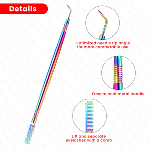 Chuyên Nghiệp Lash Lift Công Cụ Lông Mi Nâng Lên Lược Tách Công Cụ Cho Phần Mở Rộng Lông Mi Nâng Công Cụ Kim Loại Bằng Bahasa Pro - Product Image 2