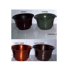 Maceta de metal antigua decorativa Premium antigua Popular con maceta de metal de forma y tamaño personalizada de artesanía vintage - Product Image 4