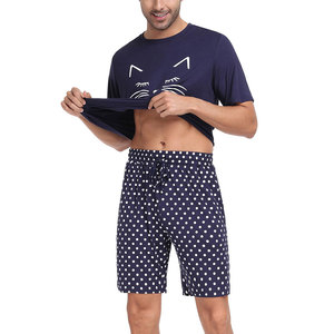 T-shirt et short pour garçons 100% coton Polyester Tissus confortables Summer Street Wear 2 pièces Hommes Twin Sets Respirant - Product Image 2