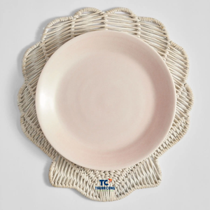 Handcrafted Natural Rattan Eco-Friendly Food-Safe Modern <b>Dining</b> <b>Table</b> Home Decor <b>Table</b> <b>Placemats</b> Wholesales Vietnam - Product Image 2