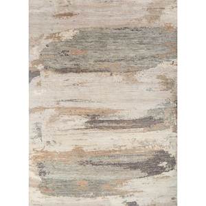 Alfombra de Lana Azul Entropía Anudada a Mano 9x12 Rectangular con Patrón Abstracto para Entrada, Dormitorio o Pasillo Modelo Reb-1346 - Product Image 1