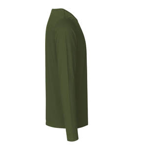 Custom Logo Factory Price High Quality Round Neck Slim Fit <b>Long</b> <b>Sleeve</b> <b>T</b> <b>Shirt</b> for <b>Men</b> - Product Image 3